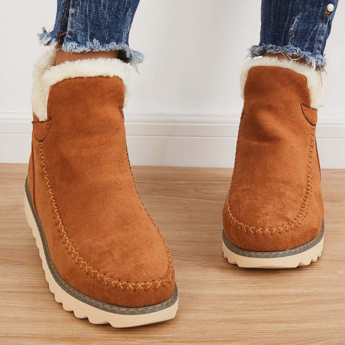 SnowGuard | Classic non-slip snow boots Boots with warm fur lining