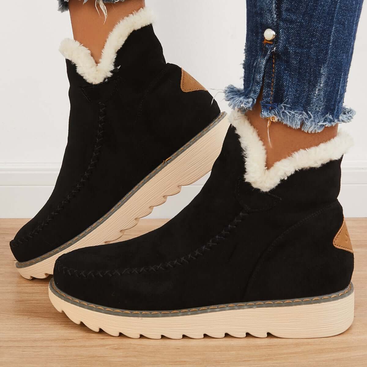 SnowGuard | Classic non-slip snow boots Boots with warm fur lining