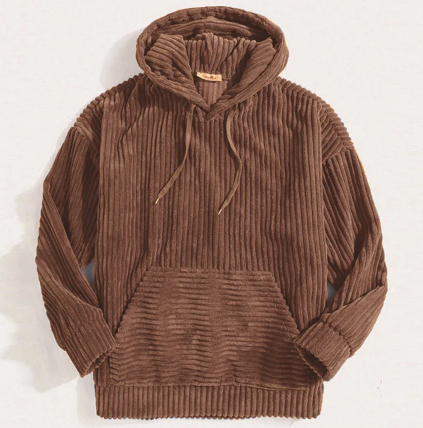 Colton - High-Quality Corduroy Hooded Jacket for Men