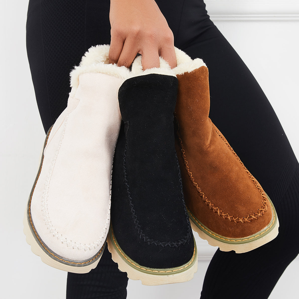 SnowGuard | Classic non-slip snow boots Boots with warm fur lining
