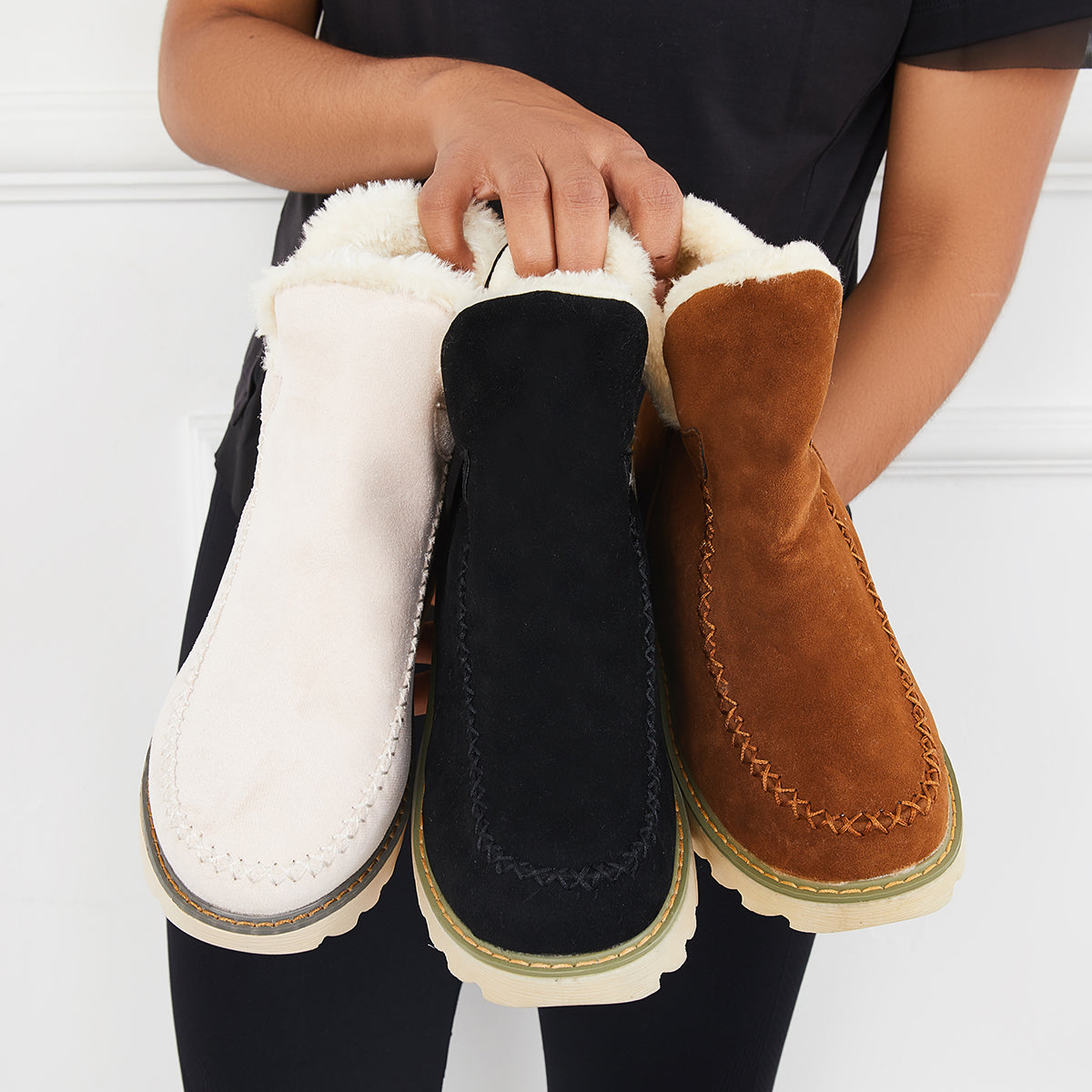 SnowGuard | Classic non-slip snow boots Boots with warm fur lining