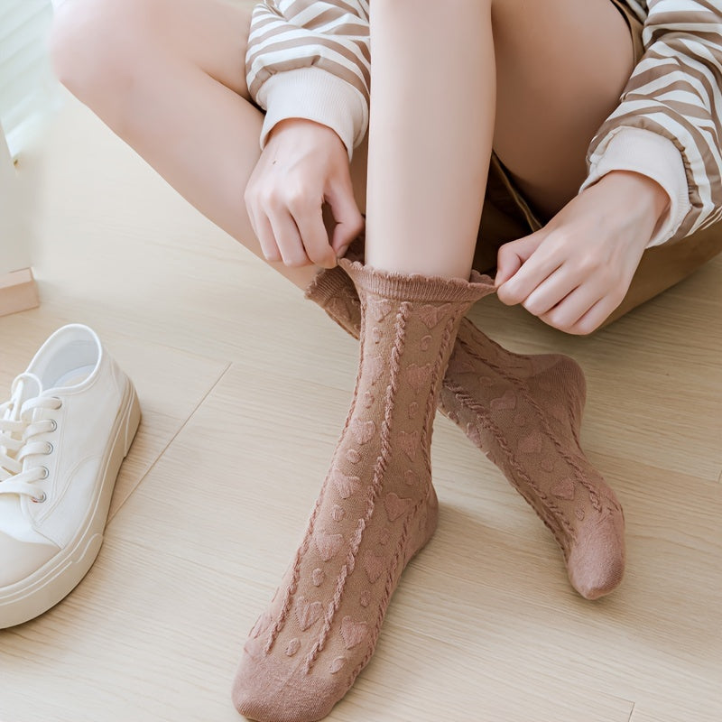 PrintPixie | women's sock set in medium length with fashionable patterns
