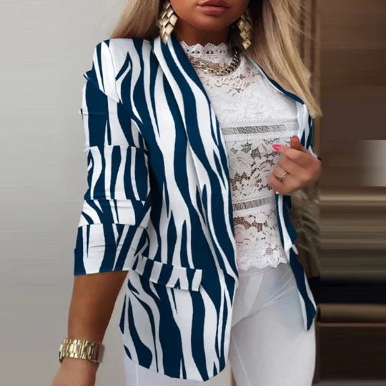Mirella | Women's Long Sleeve Tie-Dye Blazer.