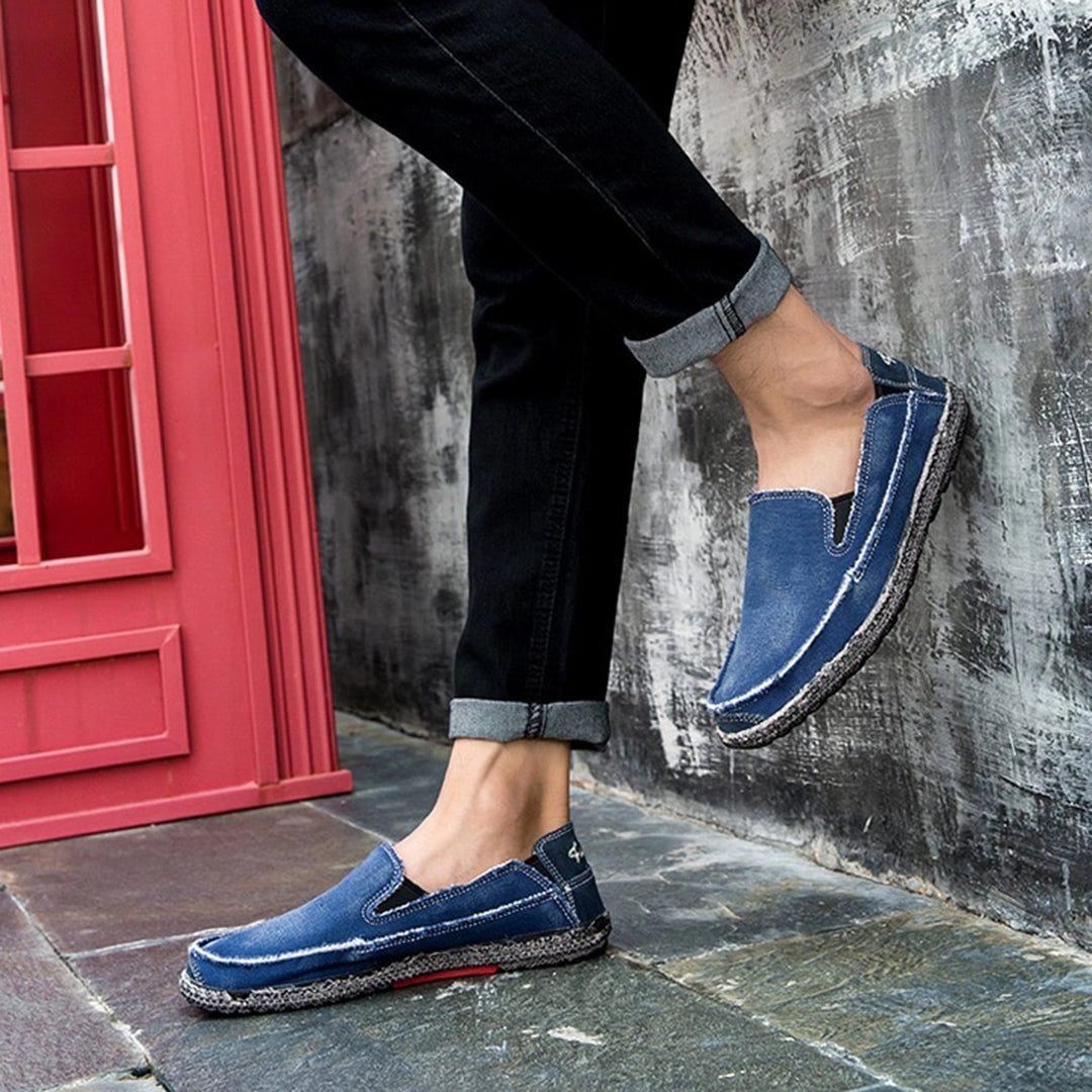 Nestle - Tweed Loafers - Black Textured Slippers