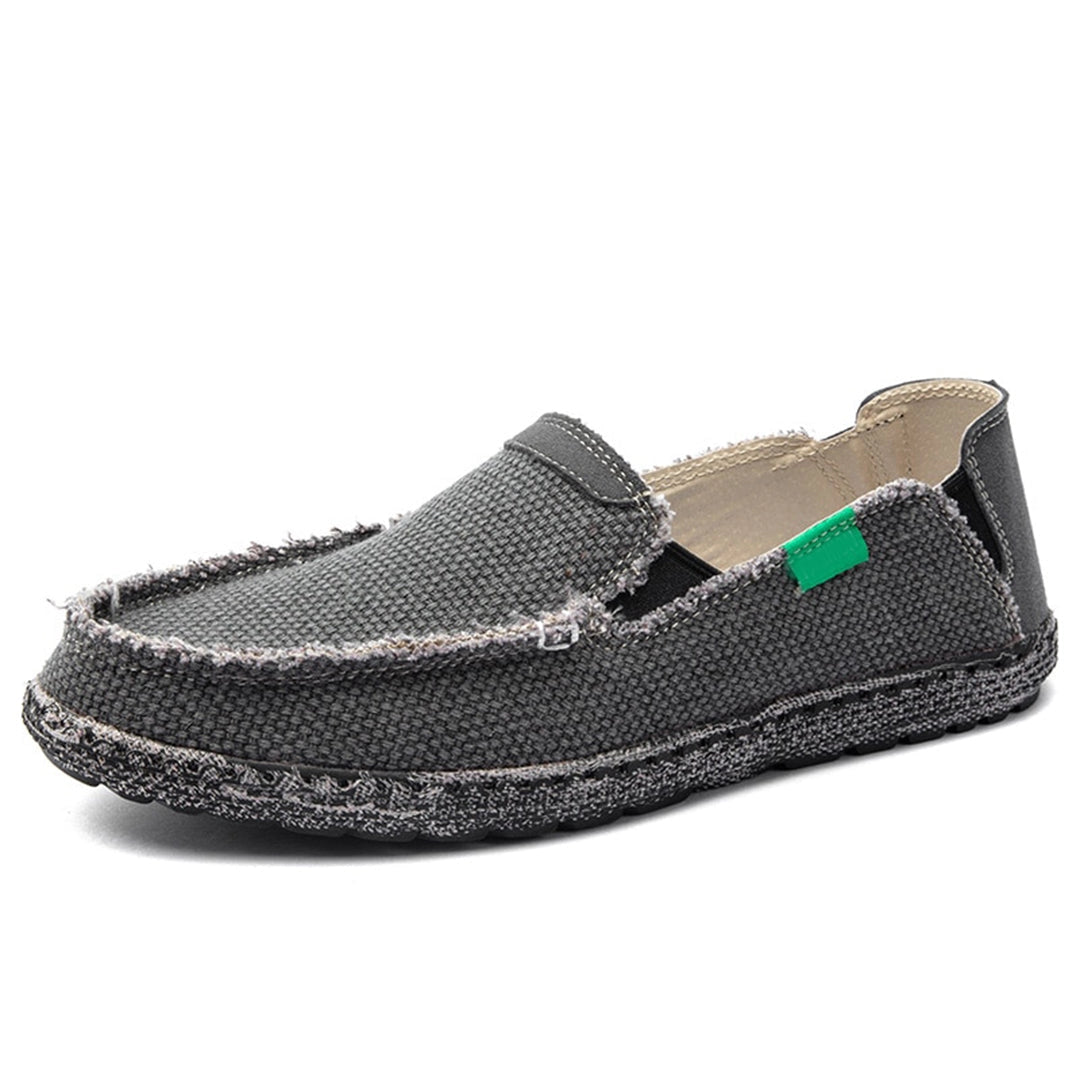 Nestle - Tweed Loafers - Black Textured Slippers
