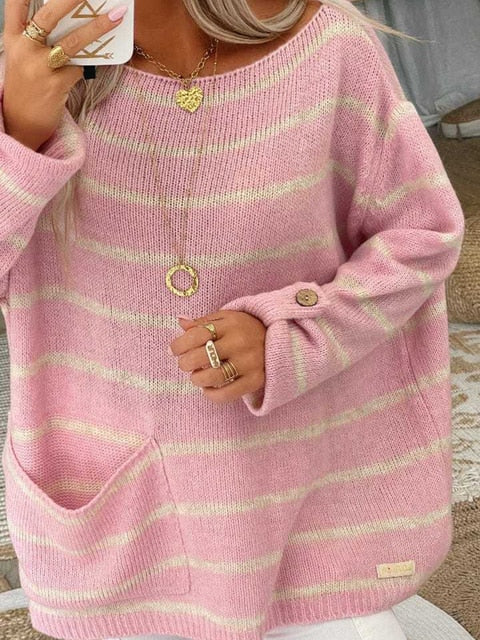 Nox - Chic Striped Sweater