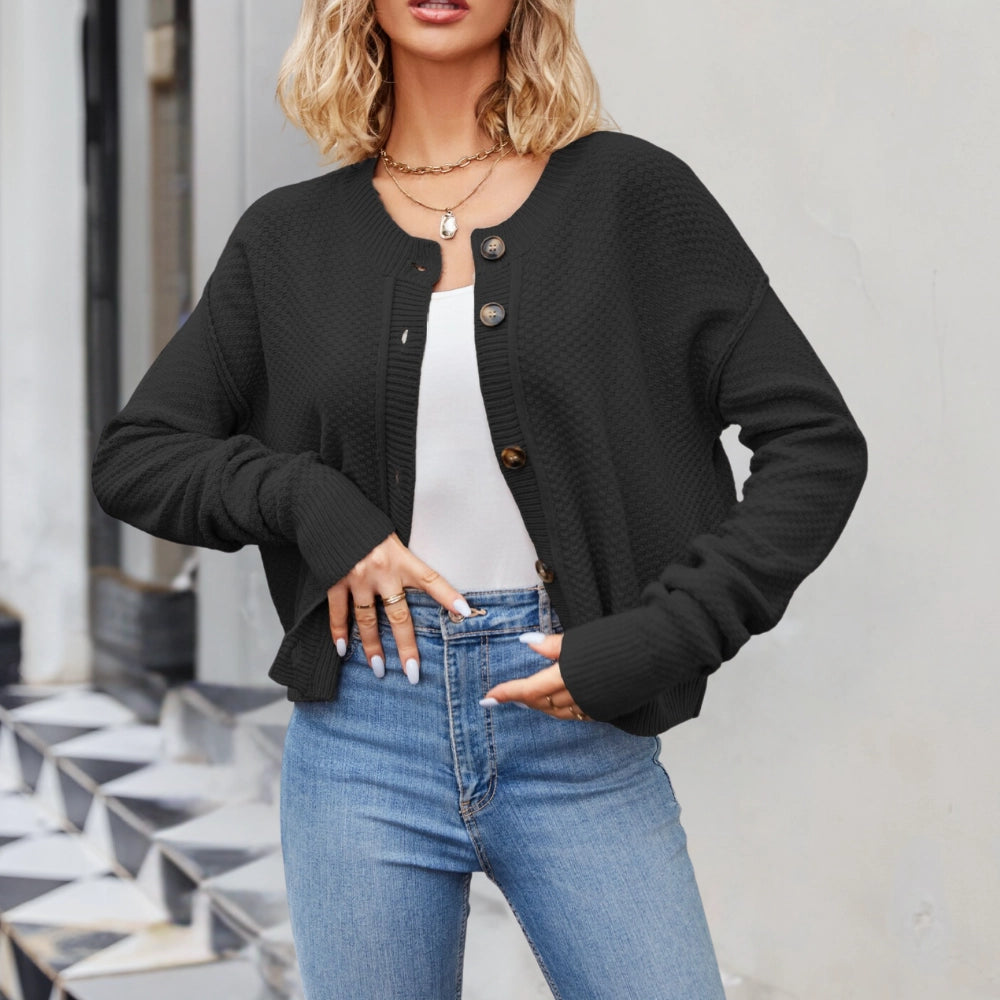 Lustre - Casual Fall Fashion Crew Neck