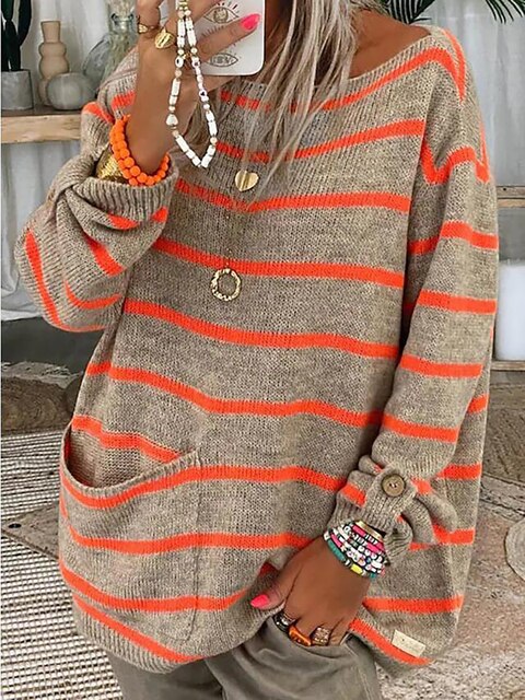 Nox - Chic Striped Sweater